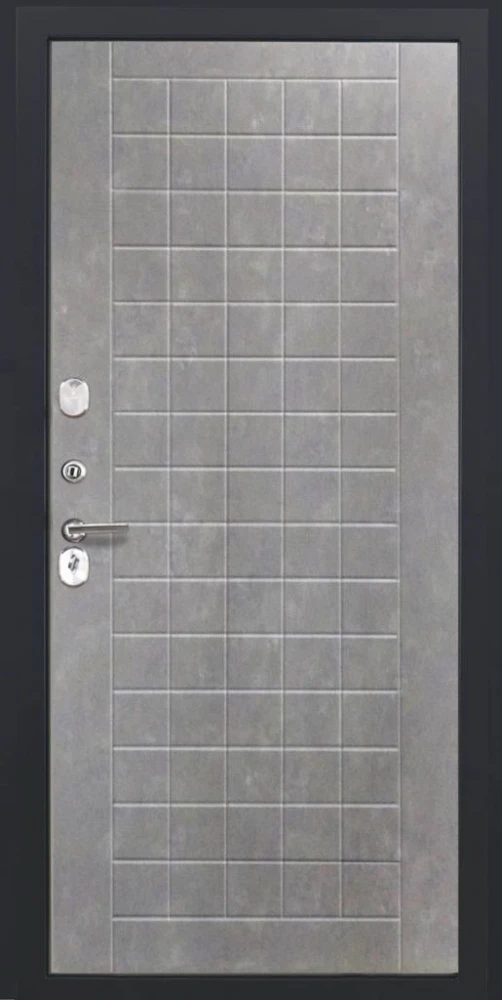 Входная дверь ДвериПРО Элфи ФЛ-256 (10мм, Бетон пепельный) DPRO227603 внутренняя сторона